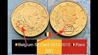 🇧🇪Belgium 50 Cent 2014 2015 - Rare coins 🇧🇪[BE]