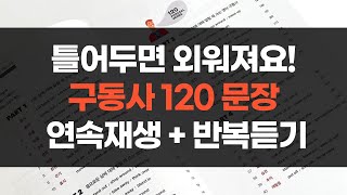 영어회화는 구동사 120개면 충분해요 I 출퇴근, 운동중, 잠자리 영어듣기