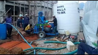 petite machine de forage de puits d'eau à haut rendement en afrique