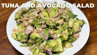 #Tuna and Avocado salad recipe#Protein salad#very healthy#very tasty#How to make salad#