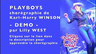 [DEMO] PLAYBOYS de Karl-Harry WINSON, enseignée par Lilly WEST