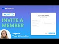 How to invite a member - GatewayAPI