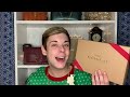 coach outlet holiday shop with me coach gift box unboxing