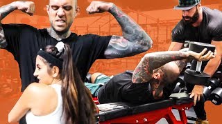 Adam22 and Lena become BODYBUILDERS with Bradley Martyn