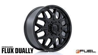 FUEL FC871 FLUX DUALLY | 22X8.25 | ET104 | BLACKOUT