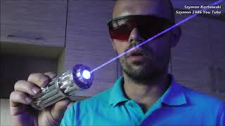 Strong 1,9W blue laser OX-BX1 Gatling Style, crazy experience - from auction online free shipping