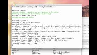 First Codeception Tests in Joomla