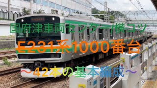 [全42本]E231系1000番台国府津車の基本編成