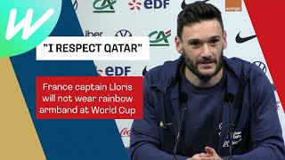 "I have to show respect" - Hugo Lloris on wearing rainbow band in Qatar | FIFA World Cup Qatar 2022