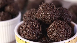 Τρουφάκια Σοκολάτας σε 5' με 3 Υλικά - 3 Ingredients Chocolate Truffles