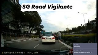 27mar2021 pie sim ave exit mercedes e350 #SMU520B rear ended the two front vehicles.