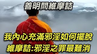 善明問維摩詘：我內心充滿邪淫如何擺脫？維摩詰：邪淫之罪最難消【妙養緣】