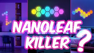 NANOLEAF KILLER ?  meilleure alternative aux NANOLEAF, les GOVEE HEXA LIGHT !