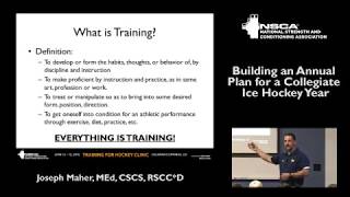 Building an Annual Plan for a Collegiate Ice Hockey Year, with Joe Maher | NSCA.com