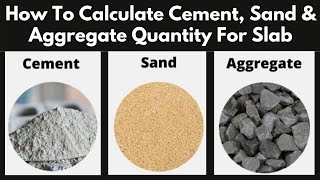 How to Calculate Cement Sand and Aggregate Quantity In Concrete | Concrete Material Calculation