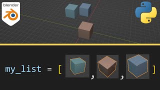 How to use Python lists in Blender