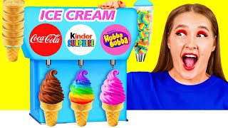 Mystery Ice Cream Challenge | Funny Food Hacks by HAHANOM Challenge