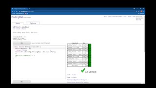 CodingBat Walkthrough: String-1