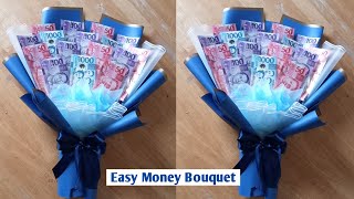 Simple Money Bouquet easy tutorial #moneybouquet #diybouquet