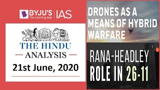 'The Hindu' Analysis for 21st June, 2020. (Current Affairs for UPSC/IAS)
