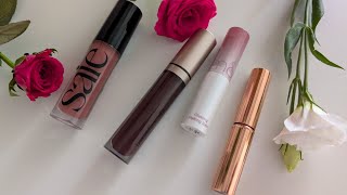 Обзор на 4 средства для губ:бальзамы, помада, масло отSaie, Bare Minerals, Rom&nd, Charlotte Tilbury