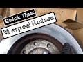Mechanics Tip (warped rotors)