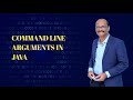 COMMAND LINE ARGUMENTS (PART - 1) #java #commandline #argument