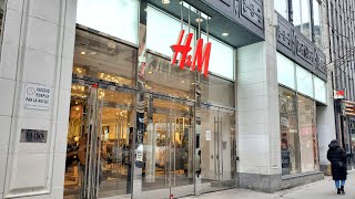 Giant H\u0026M Clothing Store in Downtown Montreal – New Spring Collection 2020 and Store Tour #hm