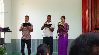 Tenyidie song at sunday worship service