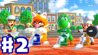 Mario Party Series Part 2 - Luigi vs Wario vs Yoshi vs Mario #supermarioparty