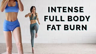 Intense Fat Burning Full Body Workout | No Jumping Variations Included