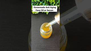 Homemade Anti Ageing Face Oil || Serum at Home || #shorts#faceoil #serum #diy#beauty#viral#short