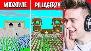 100 WIDZÓW vs 100 PILLAGERÓW 🤯 | Minecraft Extreme