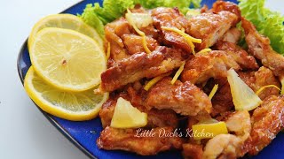 ମହୁ ଲେମ୍ବୁ ଚିକେନ୍ ରସିପି | ❤ (Honey Lemon Chicken Recipe)  #littleduckkitchen