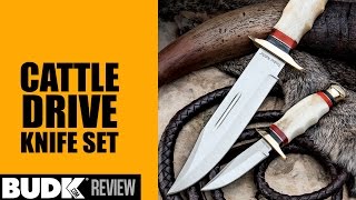 Timber Rattler Cattle Drive Knife Combo