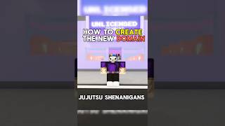 New domain in.. #jujutsushenanigans #viralshort #jujutsukaisen #roblox #jjk #jjs #gojo