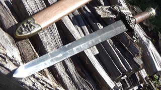 Flying Dragon Chinese Jian Double Edged Straight Sword, Review - Forged in Longquan