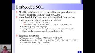 DBMS LECTURE 27 Embedded SQL, CURSOR
