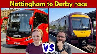 Train vs Bus: The Ultimate Race from Nottingham to Derby!