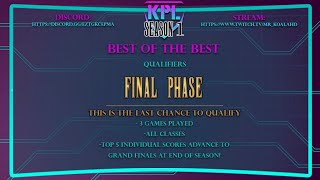 KPL Best of the Best Series Final Phase Qualifier Game 1 (FF7FS Tournament) #sponsored