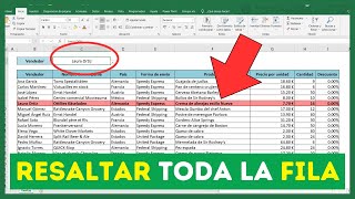 🔍Cómo BUSCAR y RESALTAR TODA LA FILA de un DATO que estamos BUSCANDO en Excel😱(Sin Usar Macro)😱