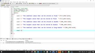 Finding the Minimum and Maximum ranges of float
