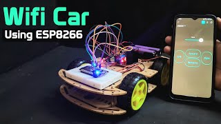 How to make mobile wifi control car using ESP8266 | IoT smart car | Wifi car using esp8266