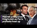 France pension protests: King Charles’s state visit postponed amid unrest