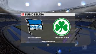 Hertha Berlin vs Greuther Furth (17/09/2021) Bundesliga FIFA 21