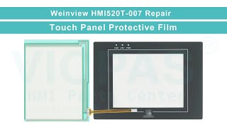 Weinview Maple Systems HMI520T-007 Front Overlay Touch Digitizer Glass Repair Replacement