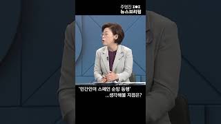 '민간인이 스페인 순방 동행'…생각해볼 지점은? #Shorts 풀영상은 #SBS #주영진의뉴스브리핑