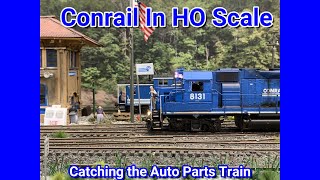 Conrail in HO Scale - The Auto Parts Train