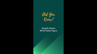 Shopify Shares BFCM Sales Figure