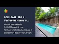 FOR LEASE: 4BR 4 Bedrooms House in Dasmarinas Village, Makati City